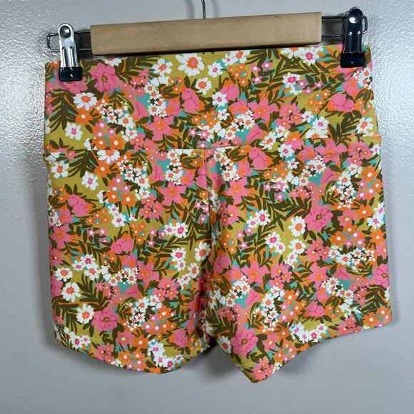 Skatie Athletic Set Size Small? Floral Retro Tank Top Shorts Stretch Active - Picture 9 of 9